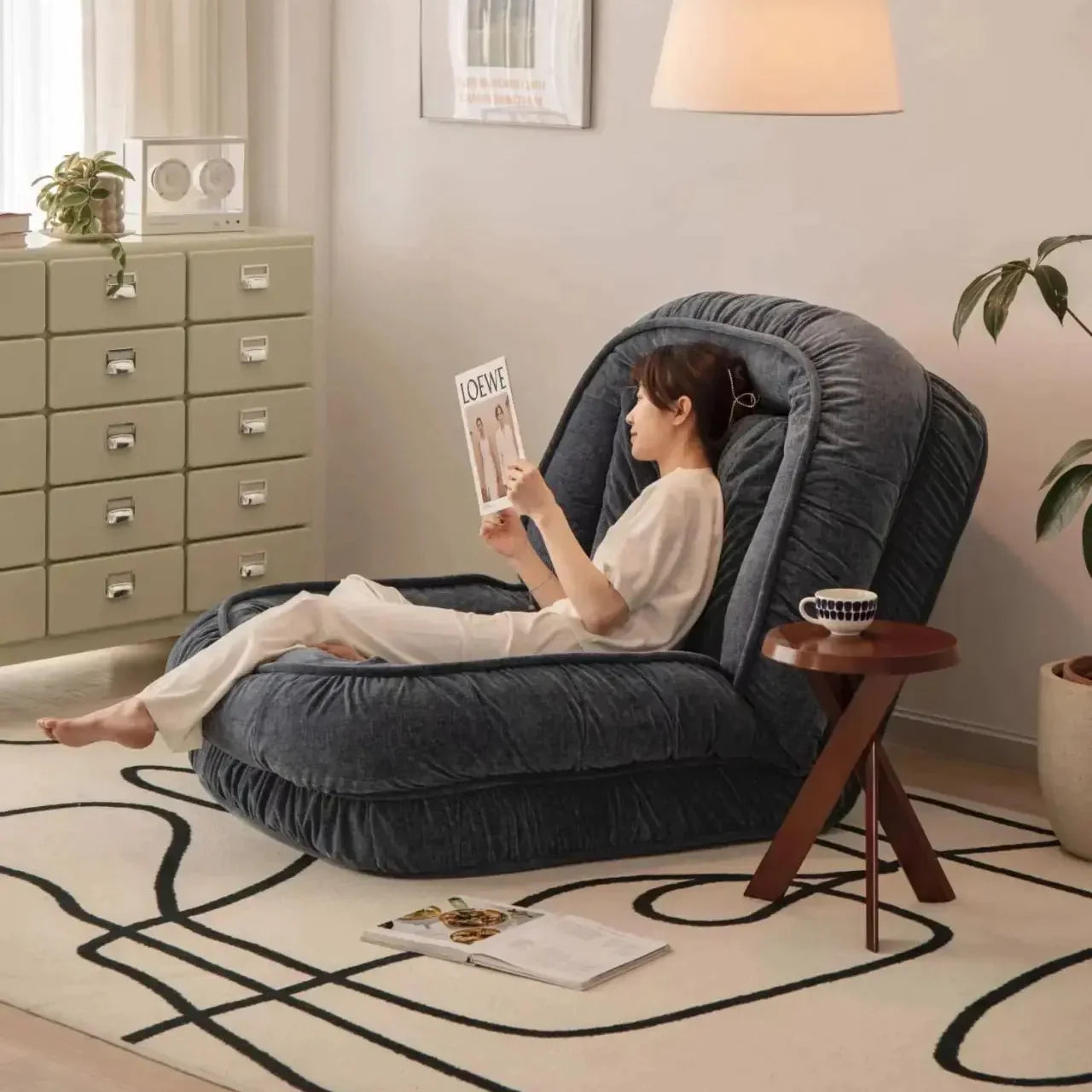 Divano pigro pieghevole