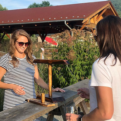 Sling-a-ring - Gioco alcolico del lancio dell'anello