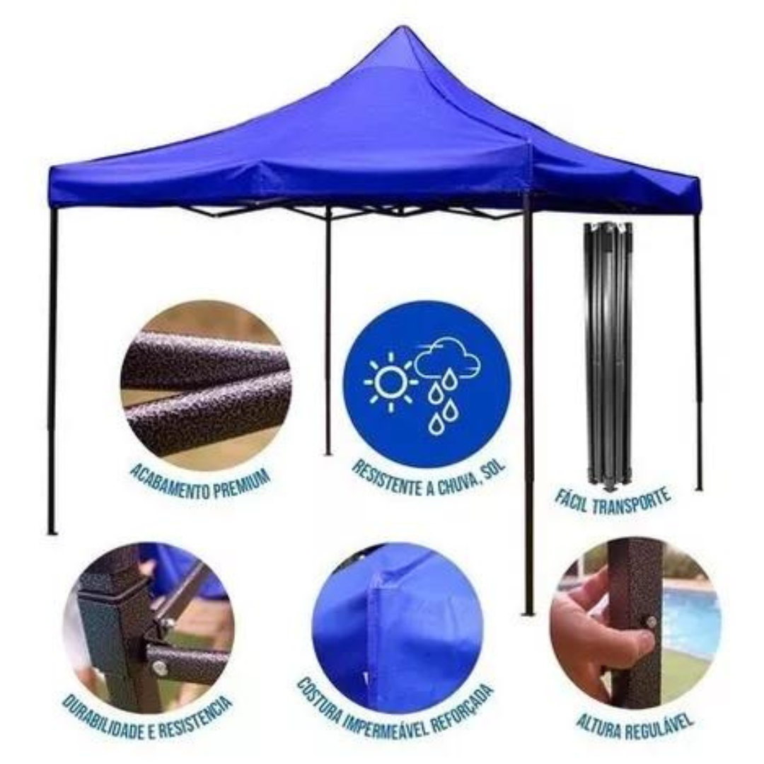 TENDA PIEGHEVOLE CON CERNIERA