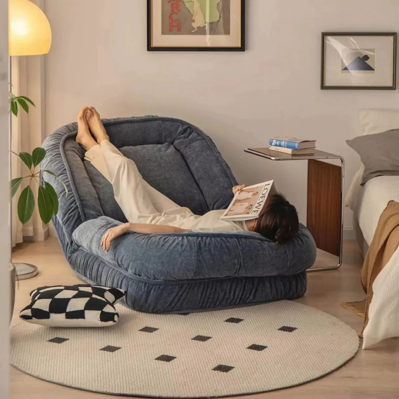 Divano pigro pieghevole