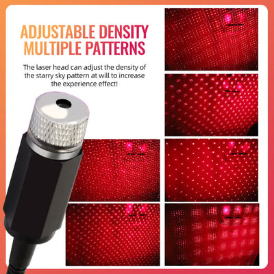 Stelle per auto con luce USB