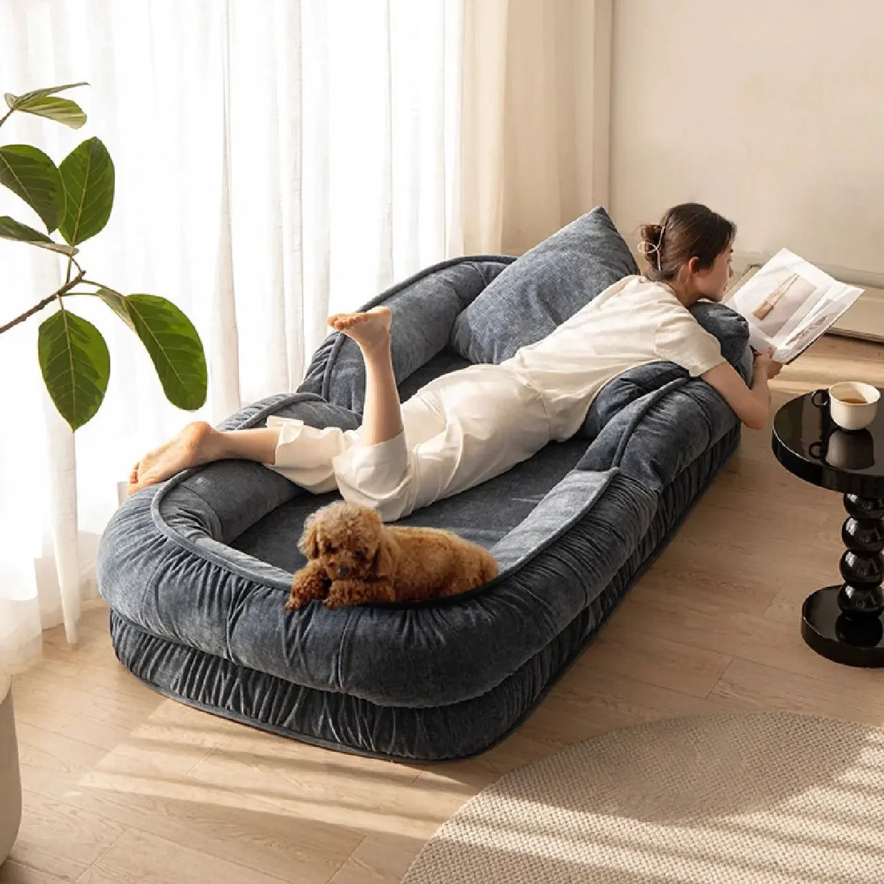 Divano pigro pieghevole