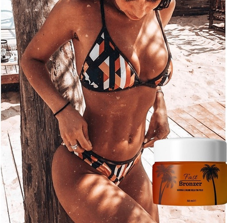 Abbronzatura semi-permanente senza lampade e senza sole con effetto anti-aging