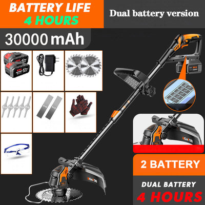 Tosaerba elettrico ricaricabile a batteria al litio per uso agricolo