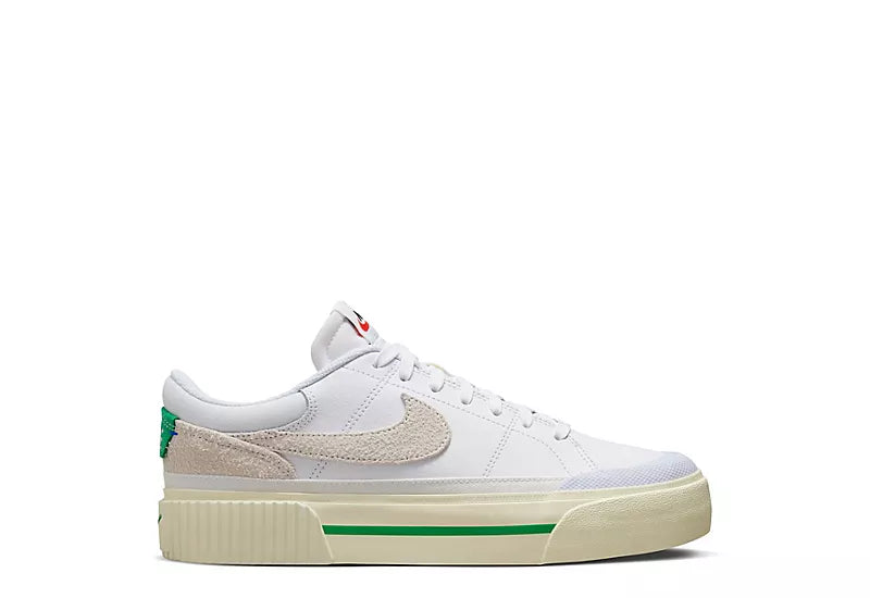 SNEAKER NIKE DONNA COURT LEGACY LIFT - BIANCO