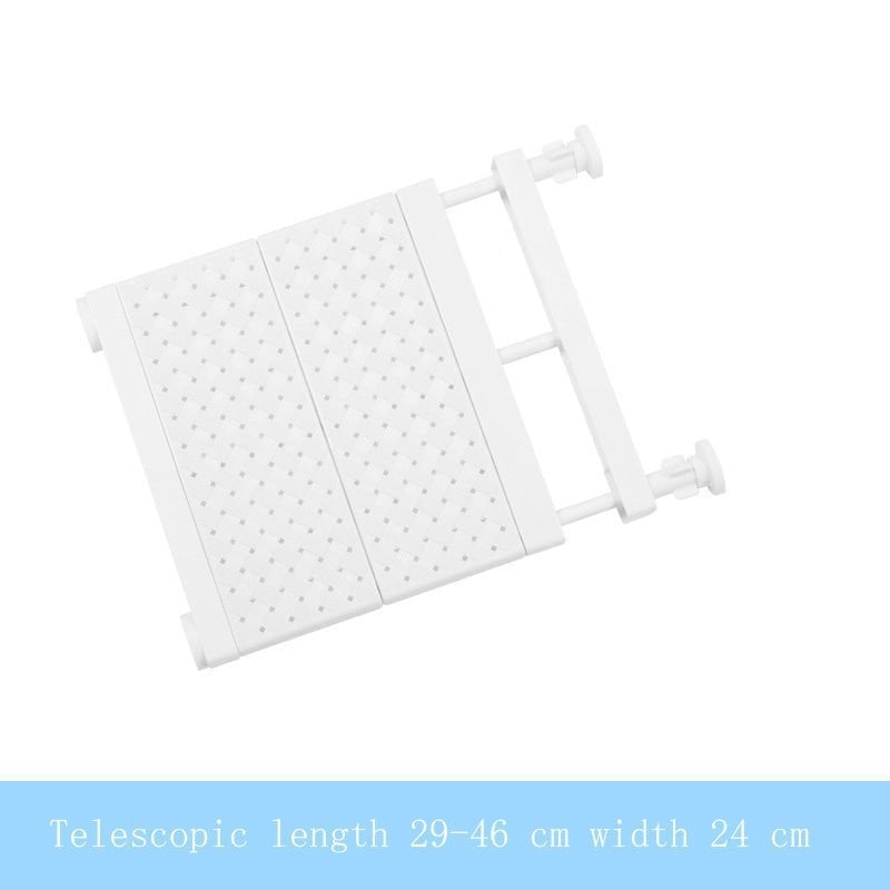 Scaffale a tensione espandibile per armadio, cucina e bagno