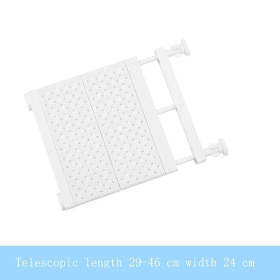 Scaffale a tensione espandibile per armadio, cucina e bagno