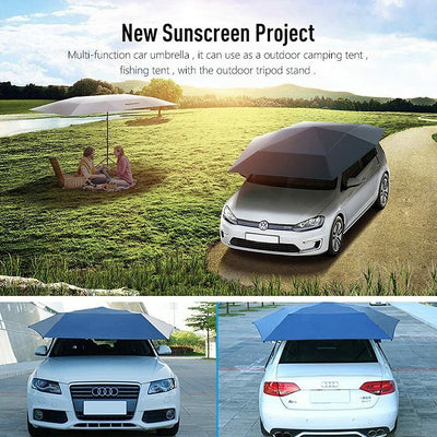 Tettoia Carport Estate Anti-UV Controllo Wireless Tenda Ombrello