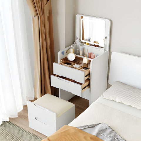 Comodino con tavolo da trucco di alta gamma