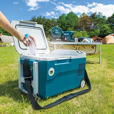 Frigorifero ricaricabile da 18 V + (include due batterie) Raffreddatore/riscaldatore CA