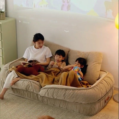 Il letto per cani per umani (con cuscino)