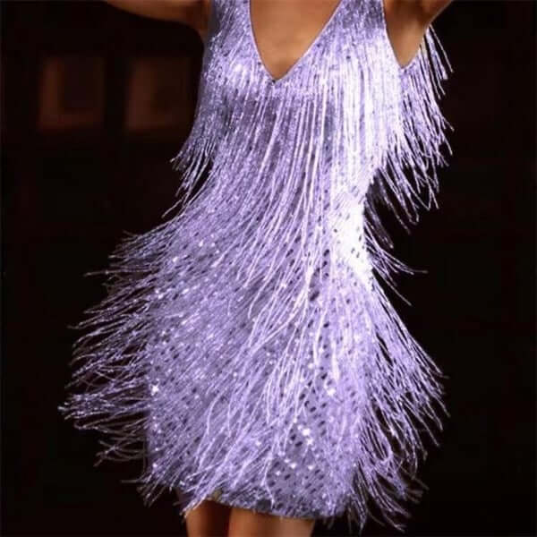 Abito sottoveste con scollo a V in stile principessa sexy