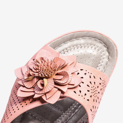 Sandali ortopedici con plantare in morbida pelle