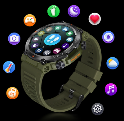 Smartwatch fitness tracker cardiofrequenzimetro