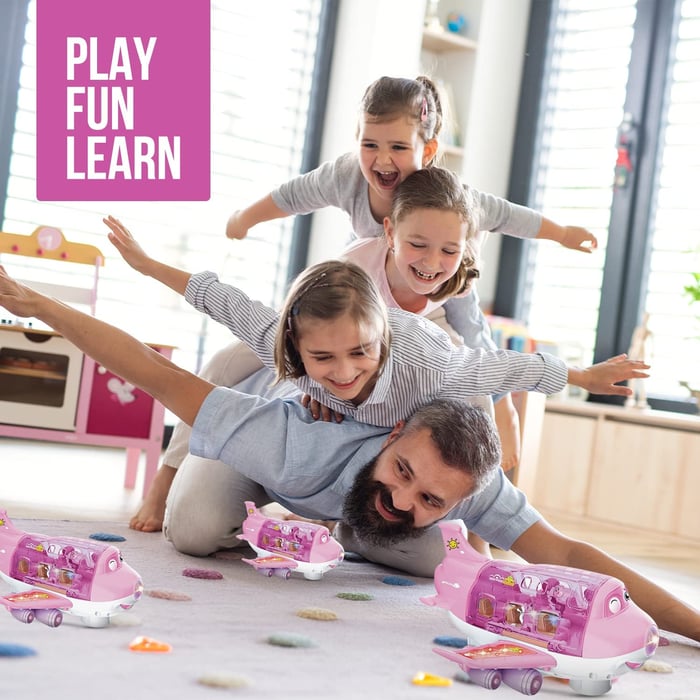 Aereo elettrico rotante giocattolo