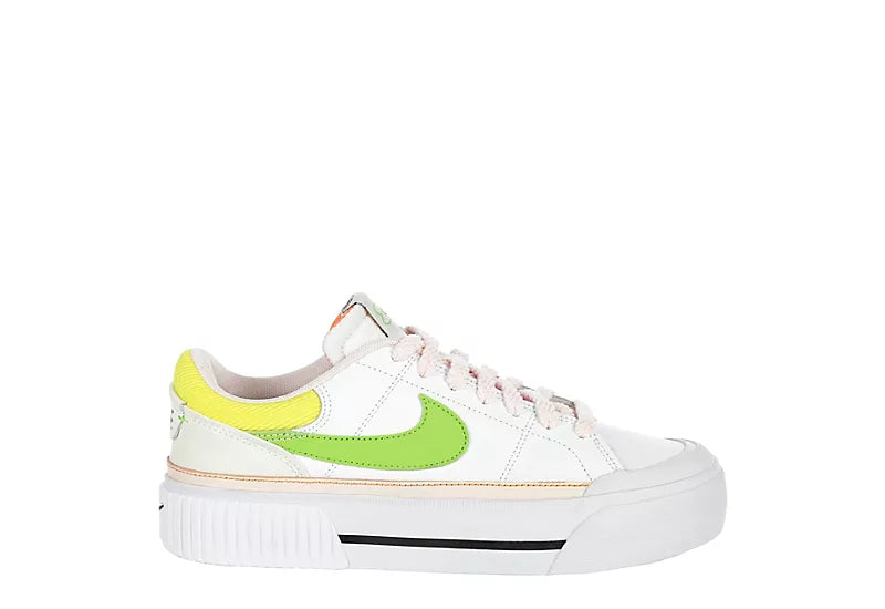 SNEAKER NIKE DONNA COURT LEGACY LIFT - BIANCO