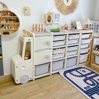 Organizzatore di scaffali per bambini per libri e giocattoli