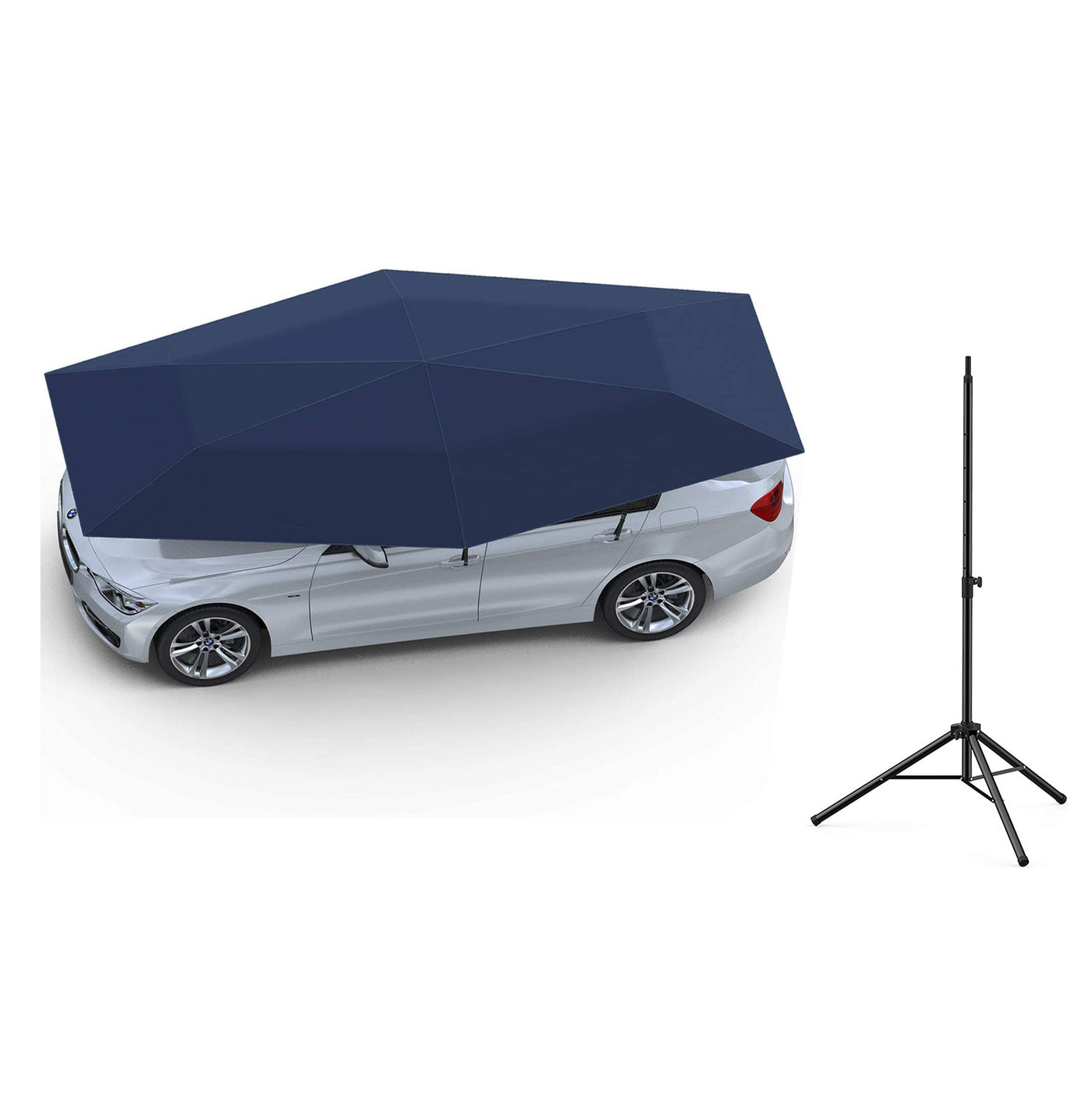 Tettoia Carport Estate Anti-UV Controllo Wireless Tenda Ombrello