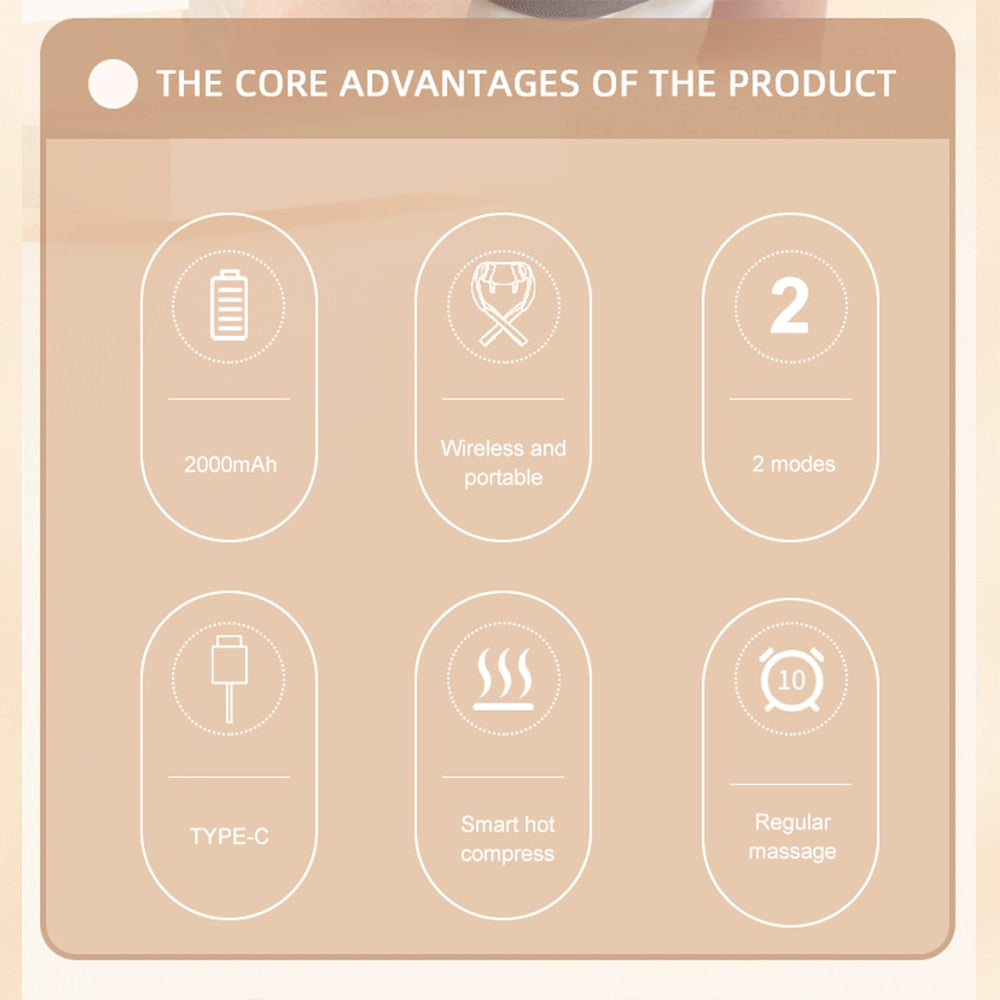 Massaggiatore per collo e spalle con calore -a
