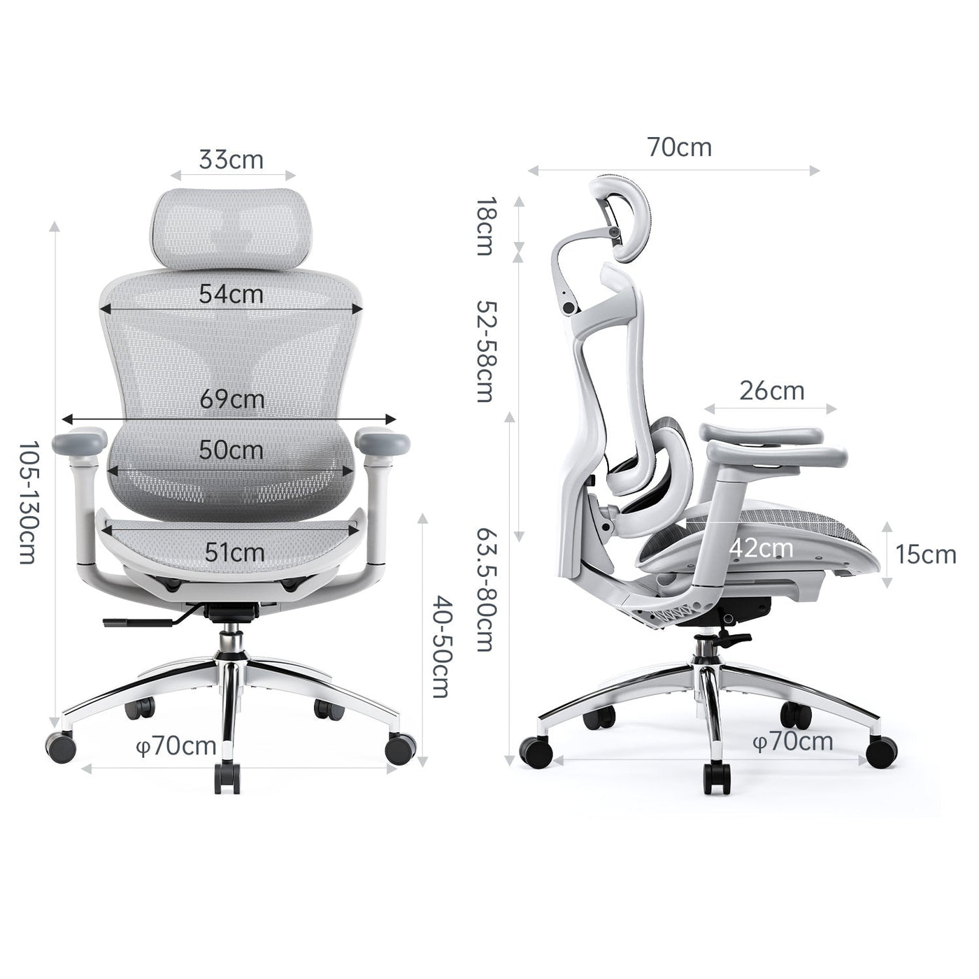 SIHOO Doro-C300 Sedia ergonomica per ufficio
