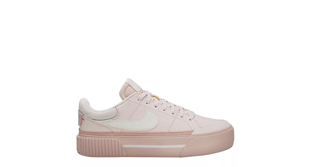 SNEAKER NIKE DONNA COURT LEGACY LIFT - BIANCO