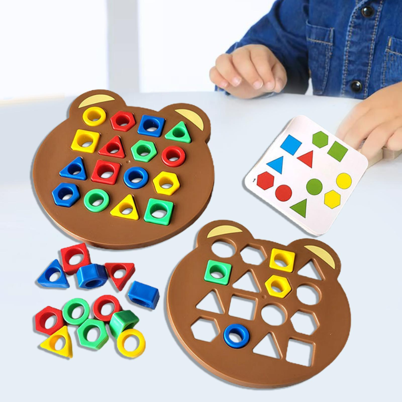 Puzzle di abbinamento delle forme Giocattolo educativo per bambini