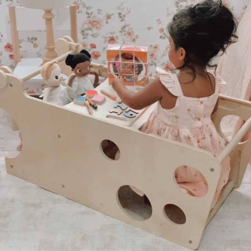 Torre di osservazione multifunzione Montessori