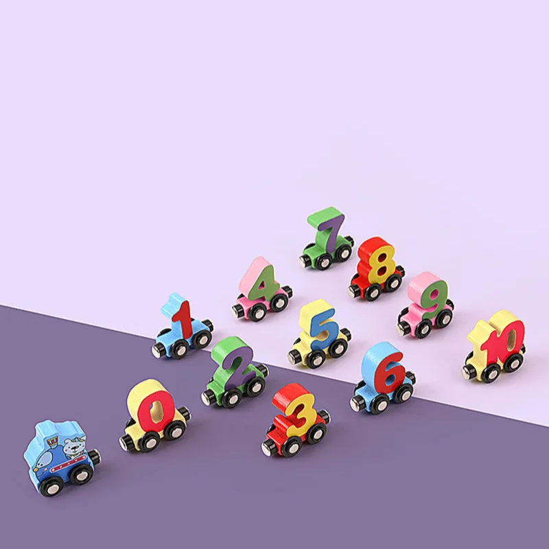 Treno educativo in legno