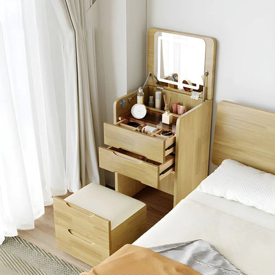 Comodino con tavolo da trucco di alta gamma