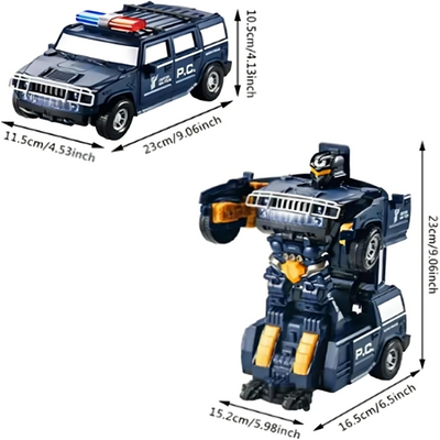 Auto Giocattolo Modello Robot Trasformabile
