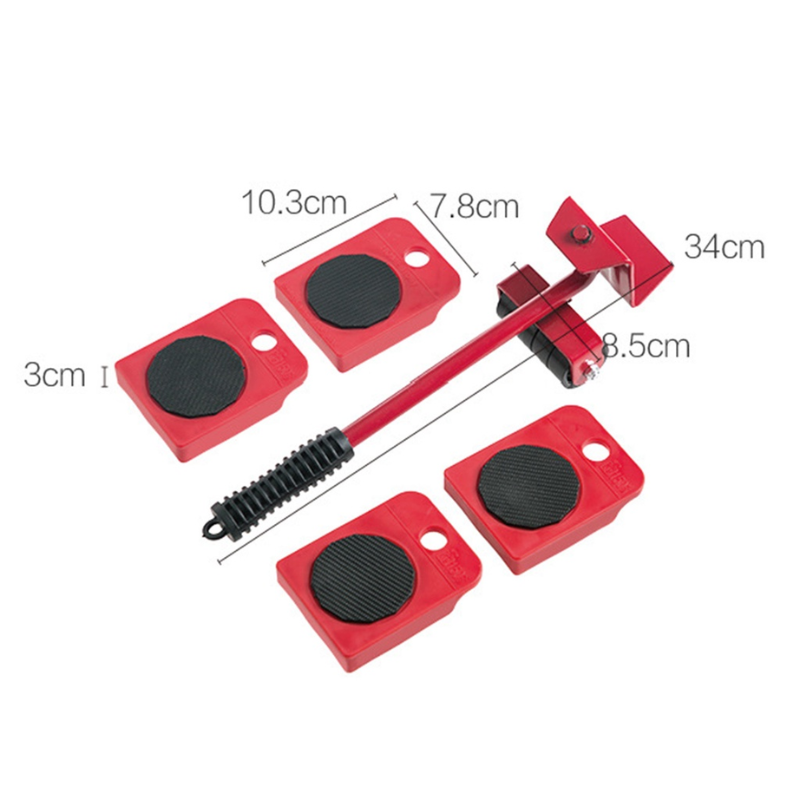 Set di attrezzi per la movimentazione dei mobili