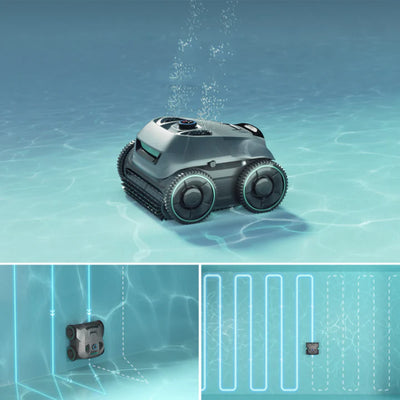 Pulitore a batteria per piscine - Aspiratore per piscine interrate di grandi dimensioni