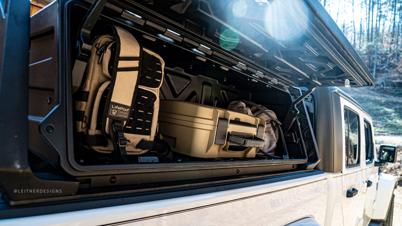 LifePod XT-Custodia modulare con serratura biometrica impermeabile incorporata