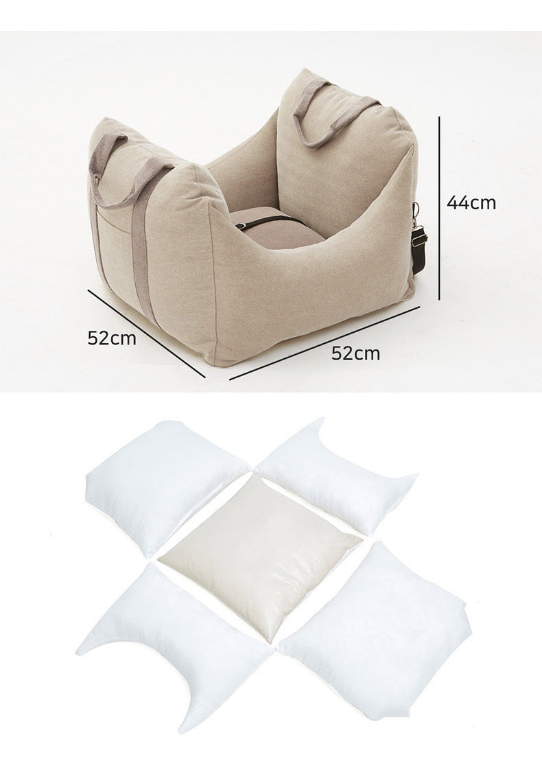 Letto per seggiolino auto per cani