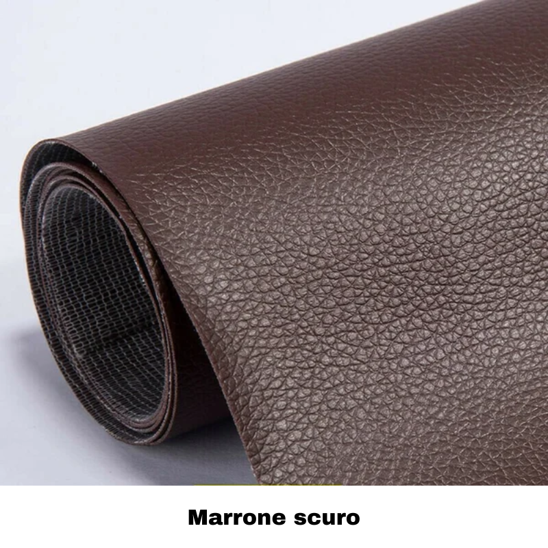 Rifinitore per pelle autoadesivo per la riparazione dei divani