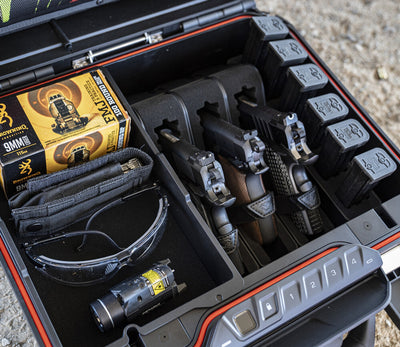 LifePod XT-Custodia modulare con serratura biometrica impermeabile incorporata