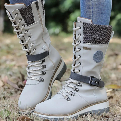 Lila™ - Stivali da Neve Impermeabili a Metà Polpaccio