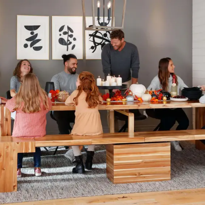 Tavolo da pranzo allungabile 6 in 1