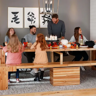 Tavolo da pranzo allungabile 6 in 1