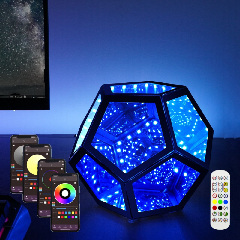InfinityGlow Lampada magica a LED con telecomando