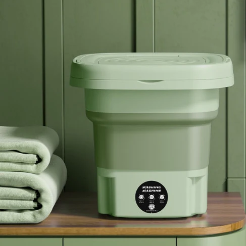 Lavatrice portatile pieghevole 15L con asciugatrice