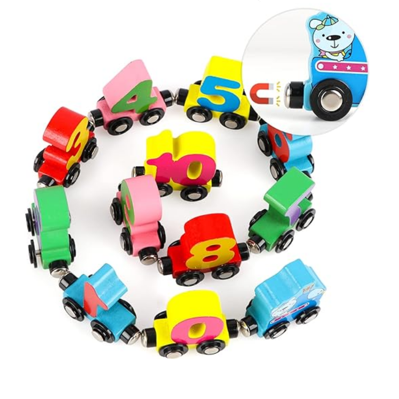 Treno educativo in legno