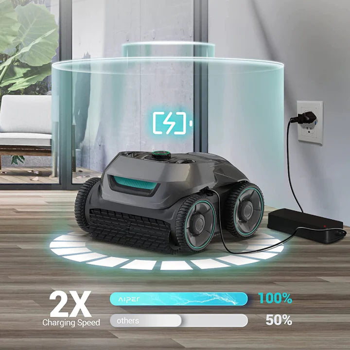 Pulitore a batteria per piscine - Aspiratore per piscine interrate di grandi dimensioni