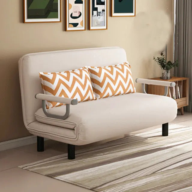 Pratico divano letto pieghevole con tessuto traspirante