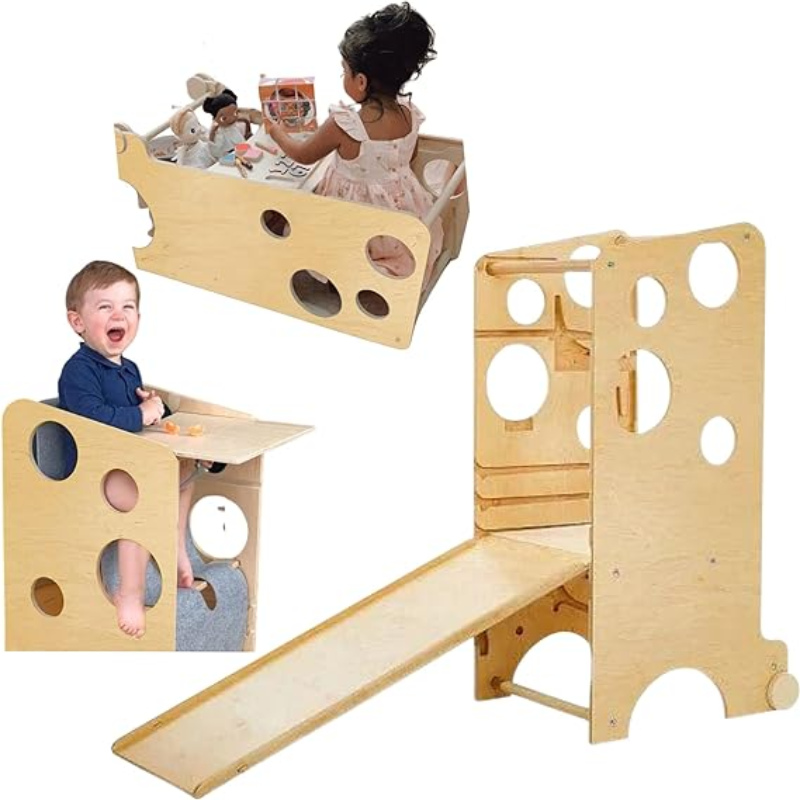 Torre di osservazione multifunzione Montessori