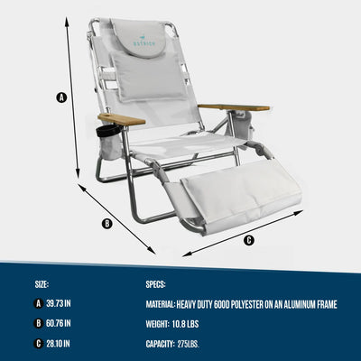 Poltrona 3 in 1 in struzzo