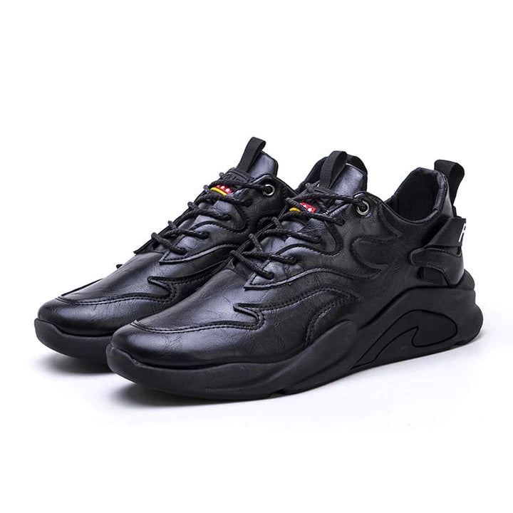 SCARPE DA GINNASTICA IN VERA PELLE CON STRASS