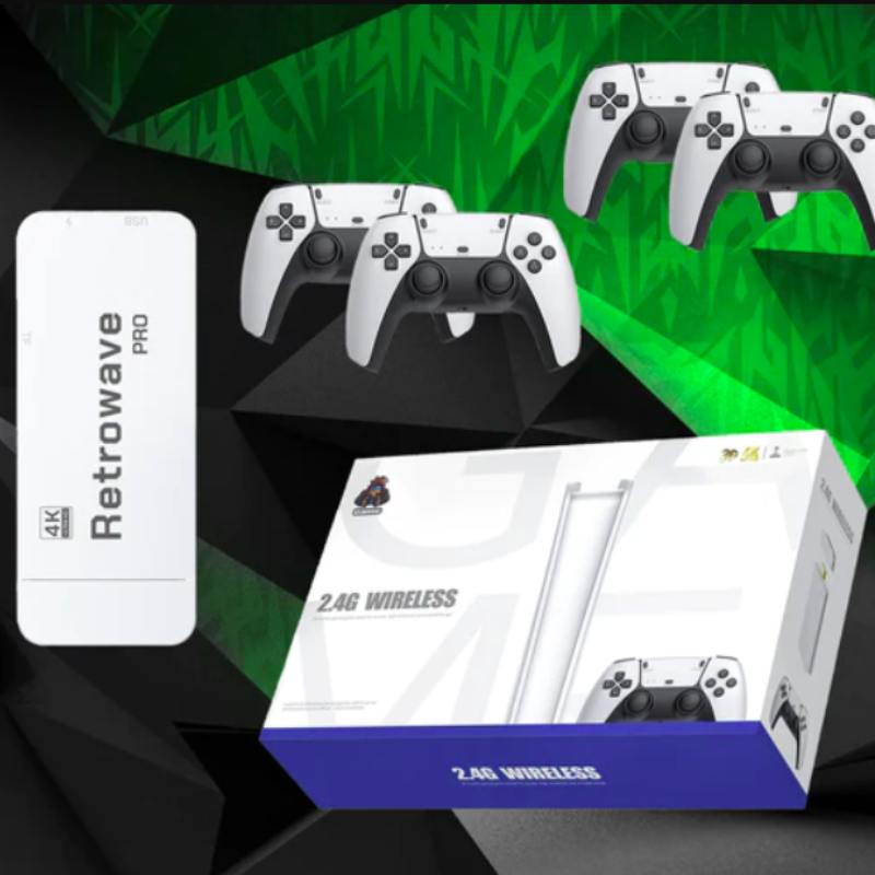 Retrowave™ 2.0 (4K + 64 GB) - 20.000 RETRO SPINES + 2 KABELLOSE CONTROLLER