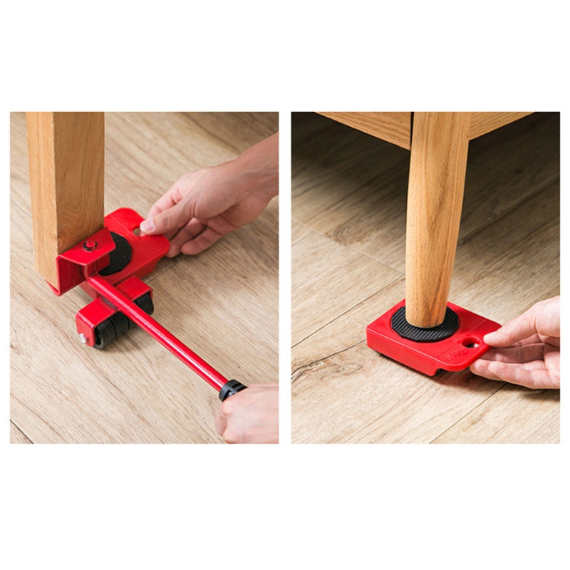 Set di attrezzi per la movimentazione dei mobili