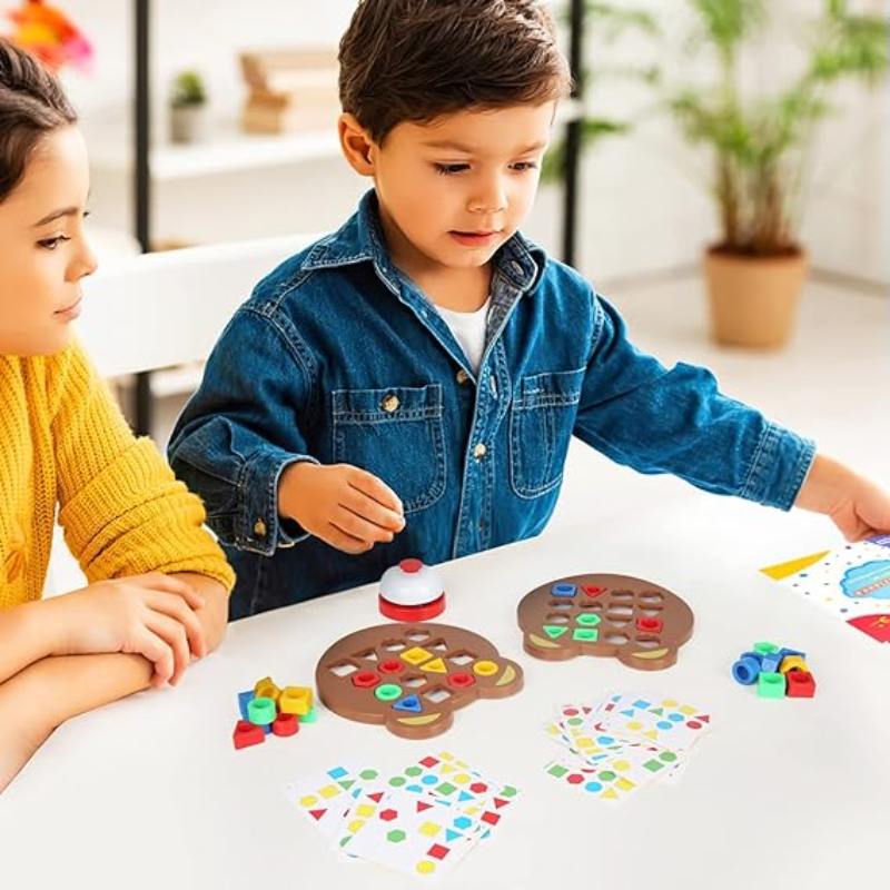Puzzle di abbinamento delle forme Giocattolo educativo per bambini